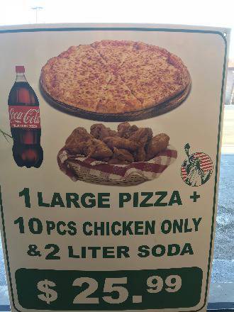 1 X-Large Pizza + 10pc Chicken + 2 Liter Soda