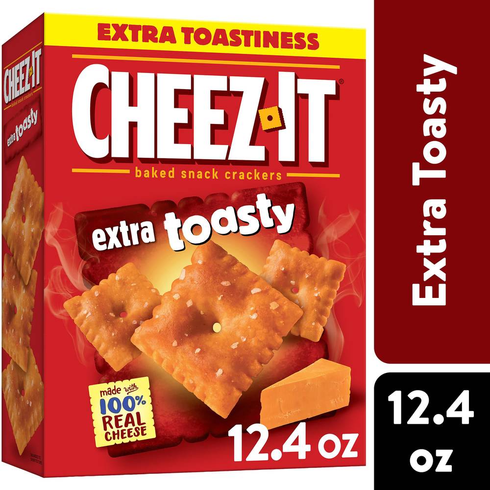 Cheez-It Extra Toasty Baked Snack Crackers (12.4 oz)