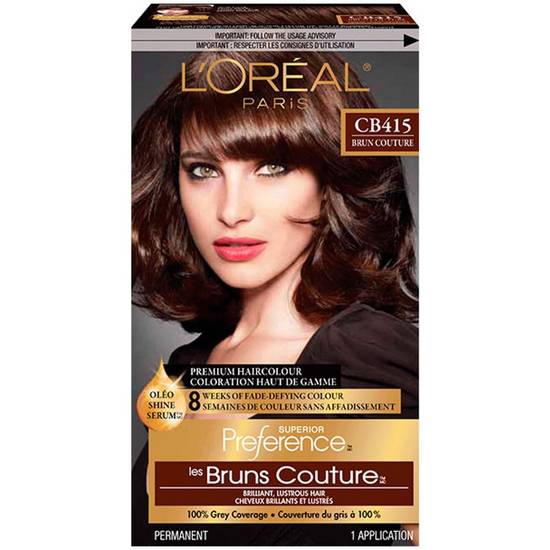 Preference Hair Colour, Cb415 Dark Soft Mahogany Brown (1 ea)