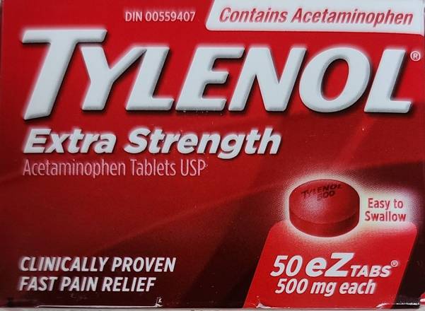 Tylenol Extra Strength (50 tablets)