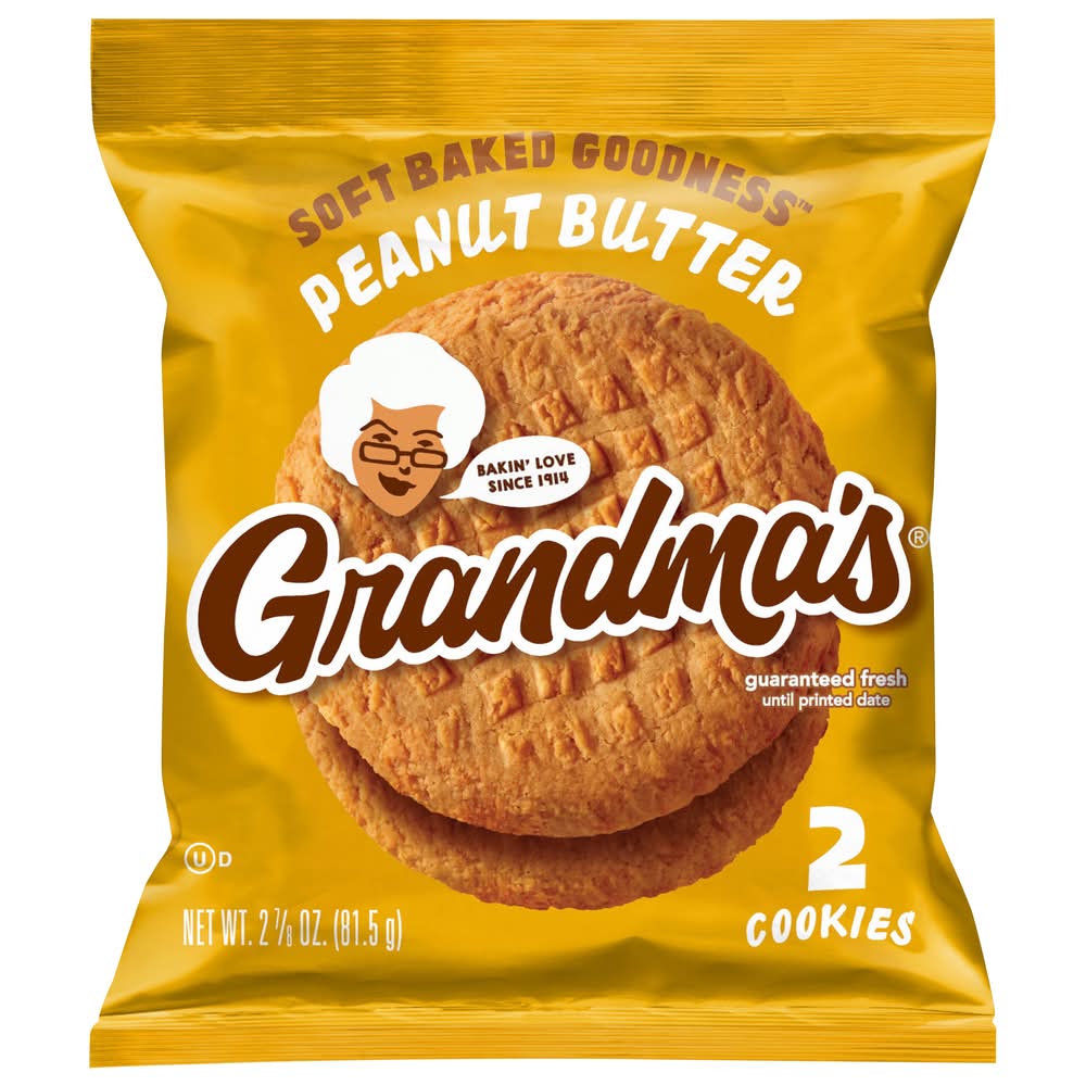 Grandma's Cookies, Peanut Butter (2.88 oz, 2 ct)