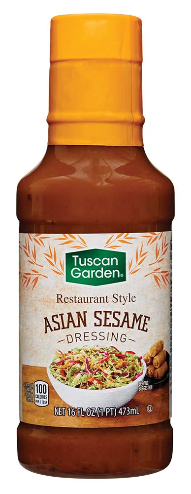 Tuscan Garden Restaurant Style Salad Dressing, Asian Sesame (16 fl oz)