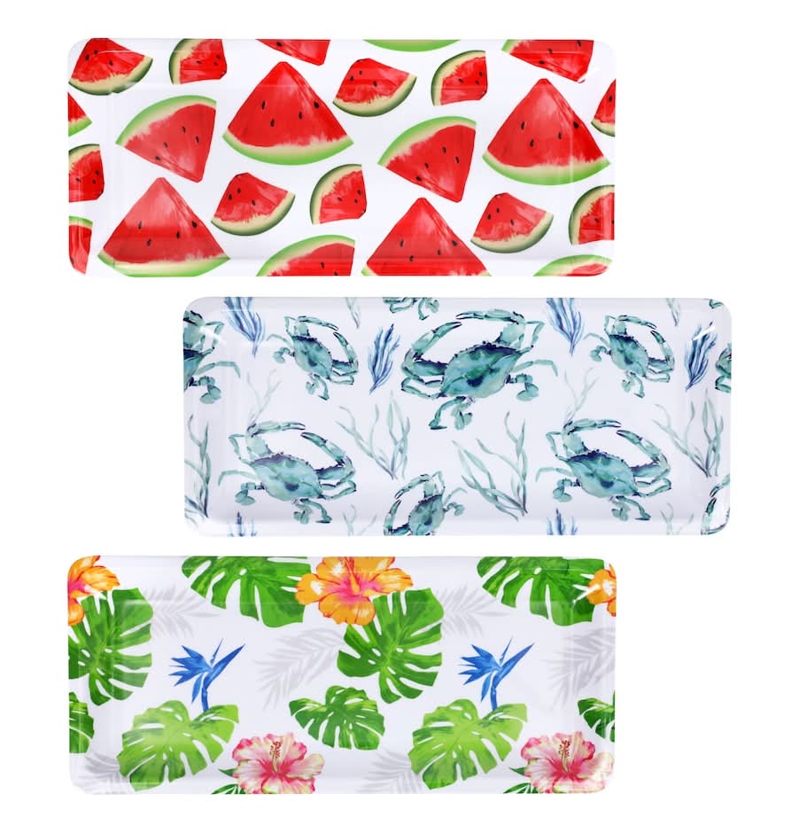 Summer-Themed Party Serving Tray, Assorted Designs, 1-ct.