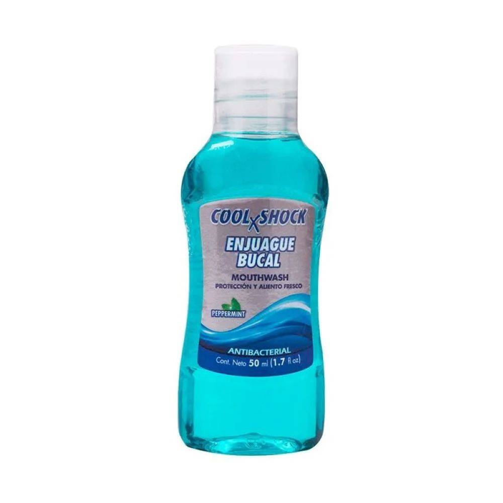 Cool shock enjuague bucal peppermint (botella 50 ml)