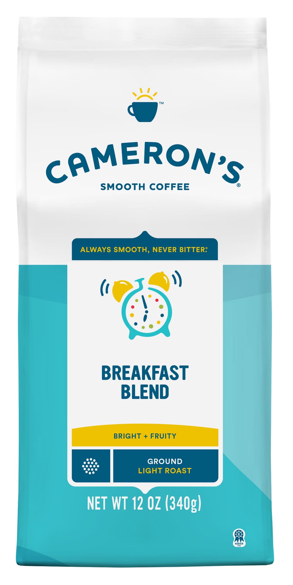Cameron's Breakfast Blend Light Roast Ground Coffee (12 oz)