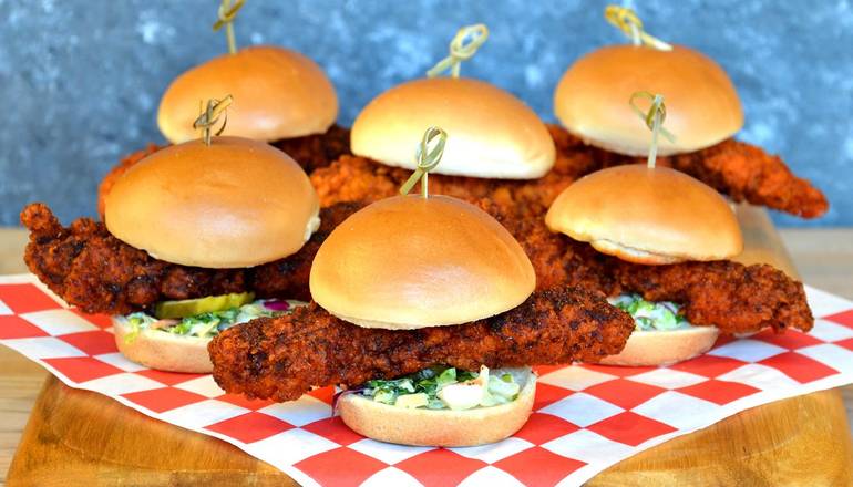6 Chicken Sliders Platter