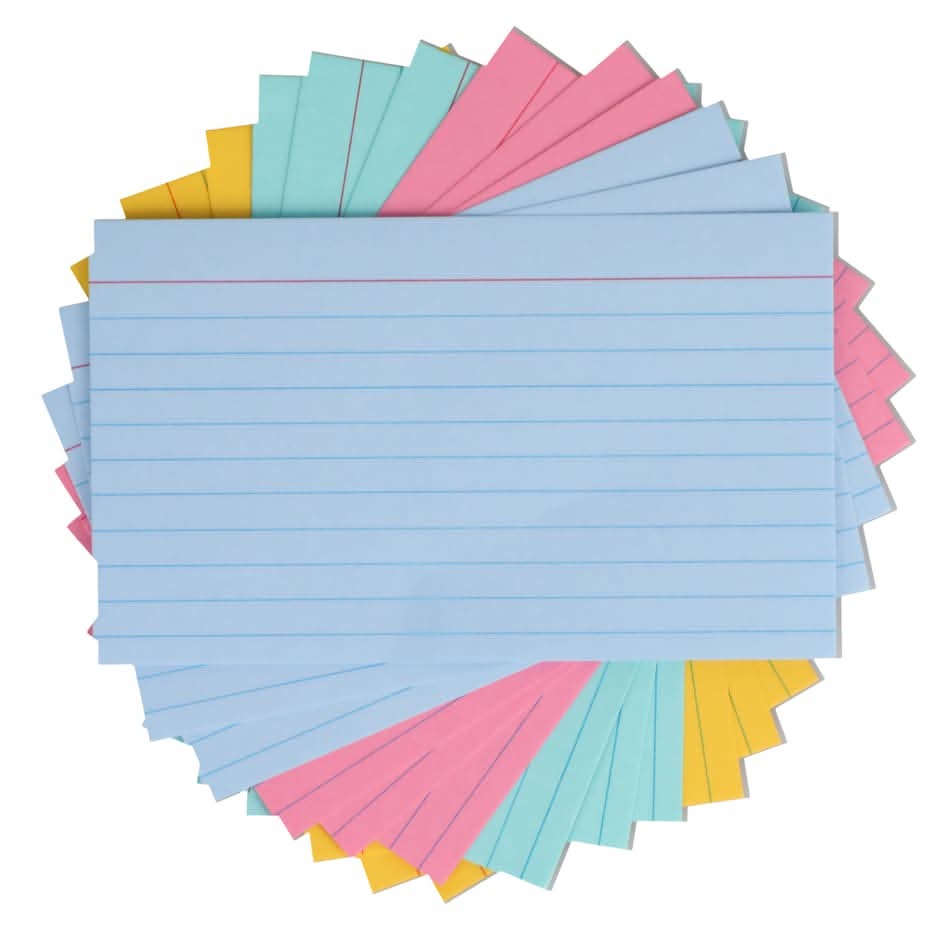Jot Colored Ruled Index Cards, 150 ct.