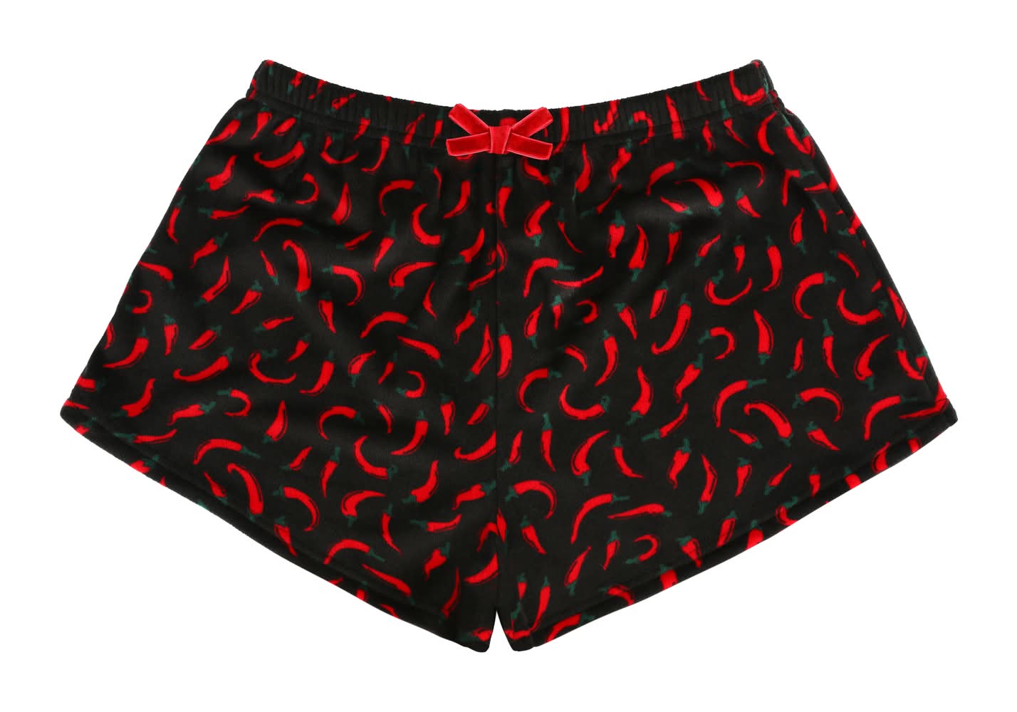 Juniors Fall/Winter Seasonal Printed Shorts Medium Peppers