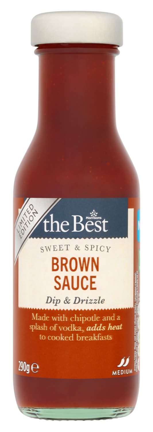 Morrisons The Best Sweet & Tangy Spicy Brown Sauce 290g