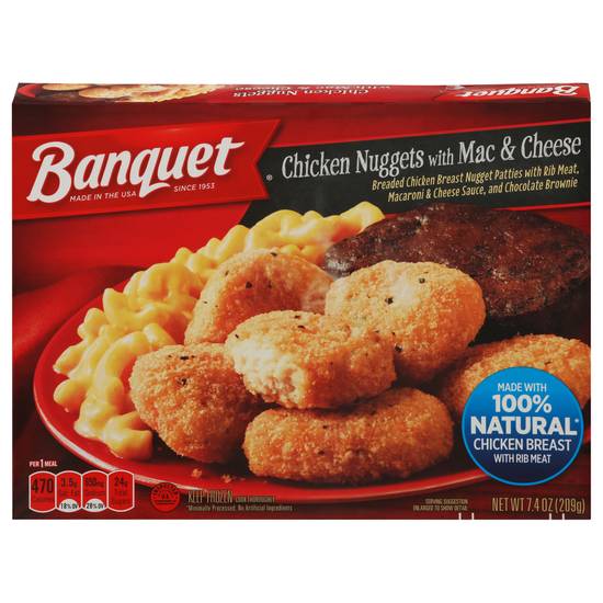 Banquet Chicken Nuggets With Mac & Cheese