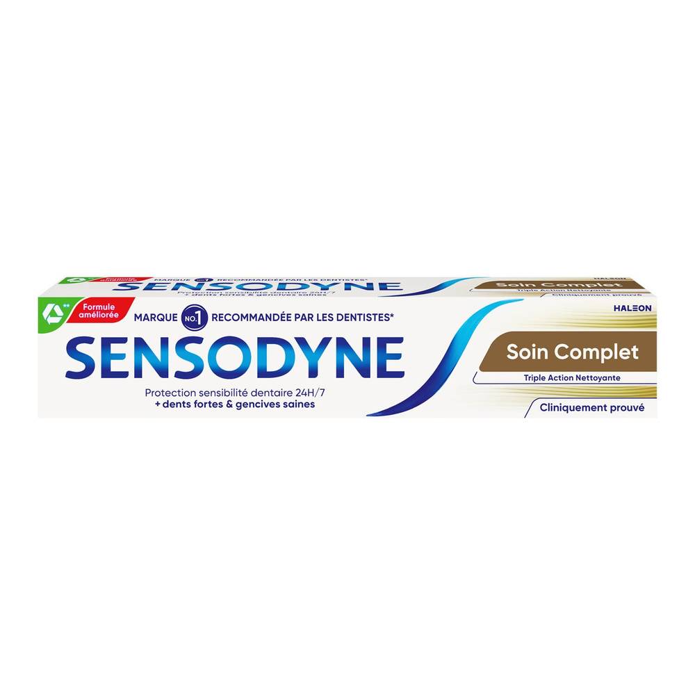Sensodyne - Dentifrice soin complet triple action