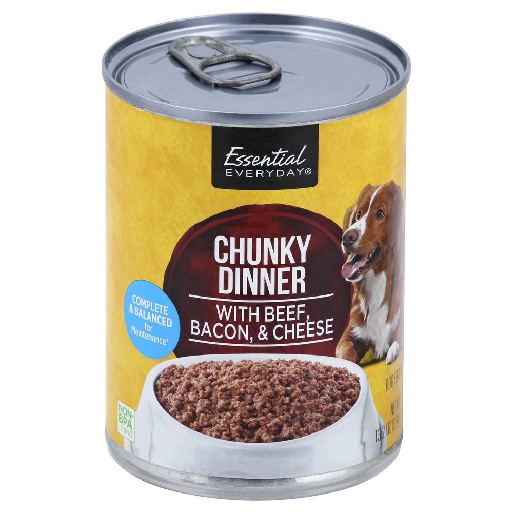 Essential Everyday Chunky Dinner With Beef Bacon & Cheese (13 oz)