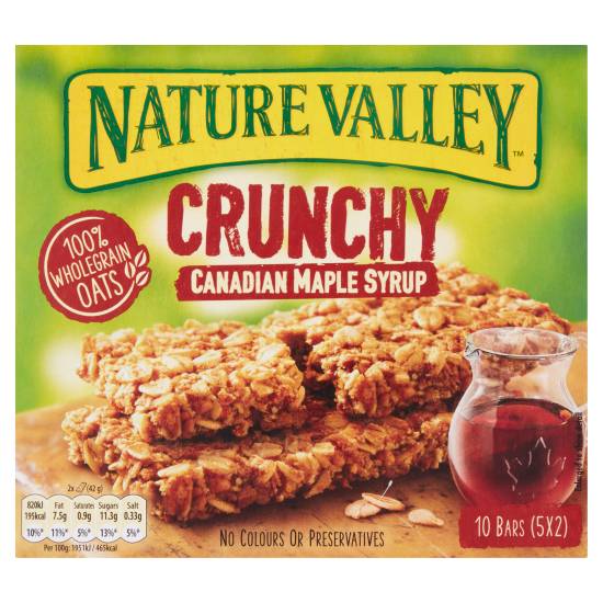 Nature Valley Oats, Crunchy Canadian Maple Syrup Bars (5 pack)