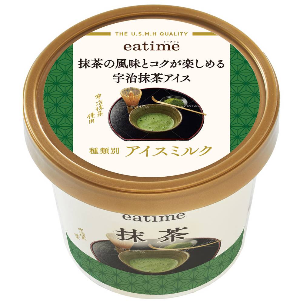 eatime　抹茶の風味とコクが楽しめる宇治抹茶アイス/122ml