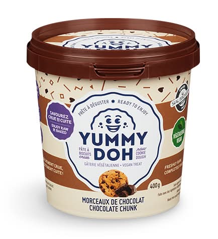 Yummy Doh Raw Cookie Dough, Chocolate Chunk (120 g)