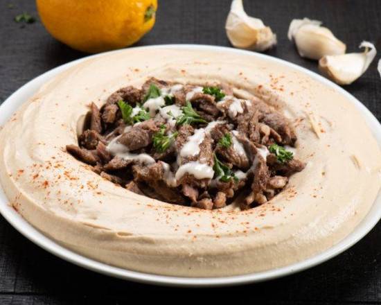 Hummus with Shawarma