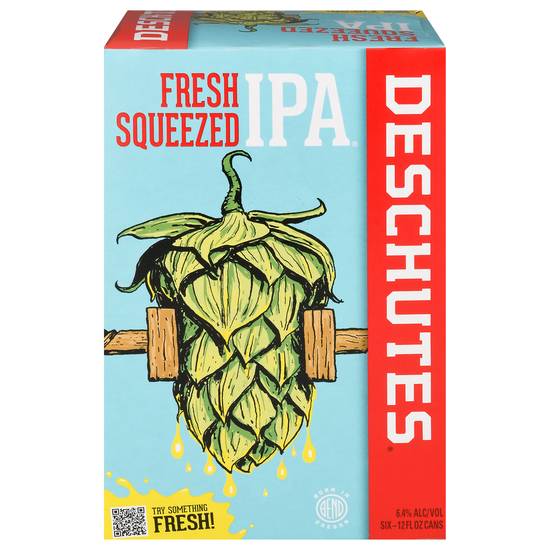 Deschutes Brewery Fresh Squeezed Domestic Ipa Beer (6 pack, 12 fl oz)