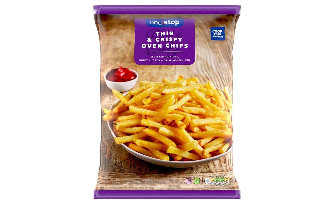 One Stop Thin & Crispy Oven Chips 900g (392943)