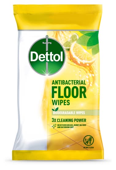 Dettol Antibacterial Citrus Floor Wipes