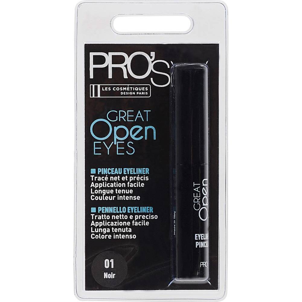 PRO'S - Pinceau great open eyes eyeliner noir