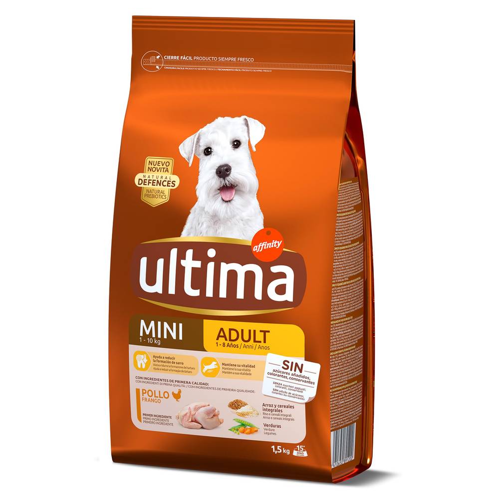 Alimento Para Perros Mini Ultima Bolsa 1.5 Kg