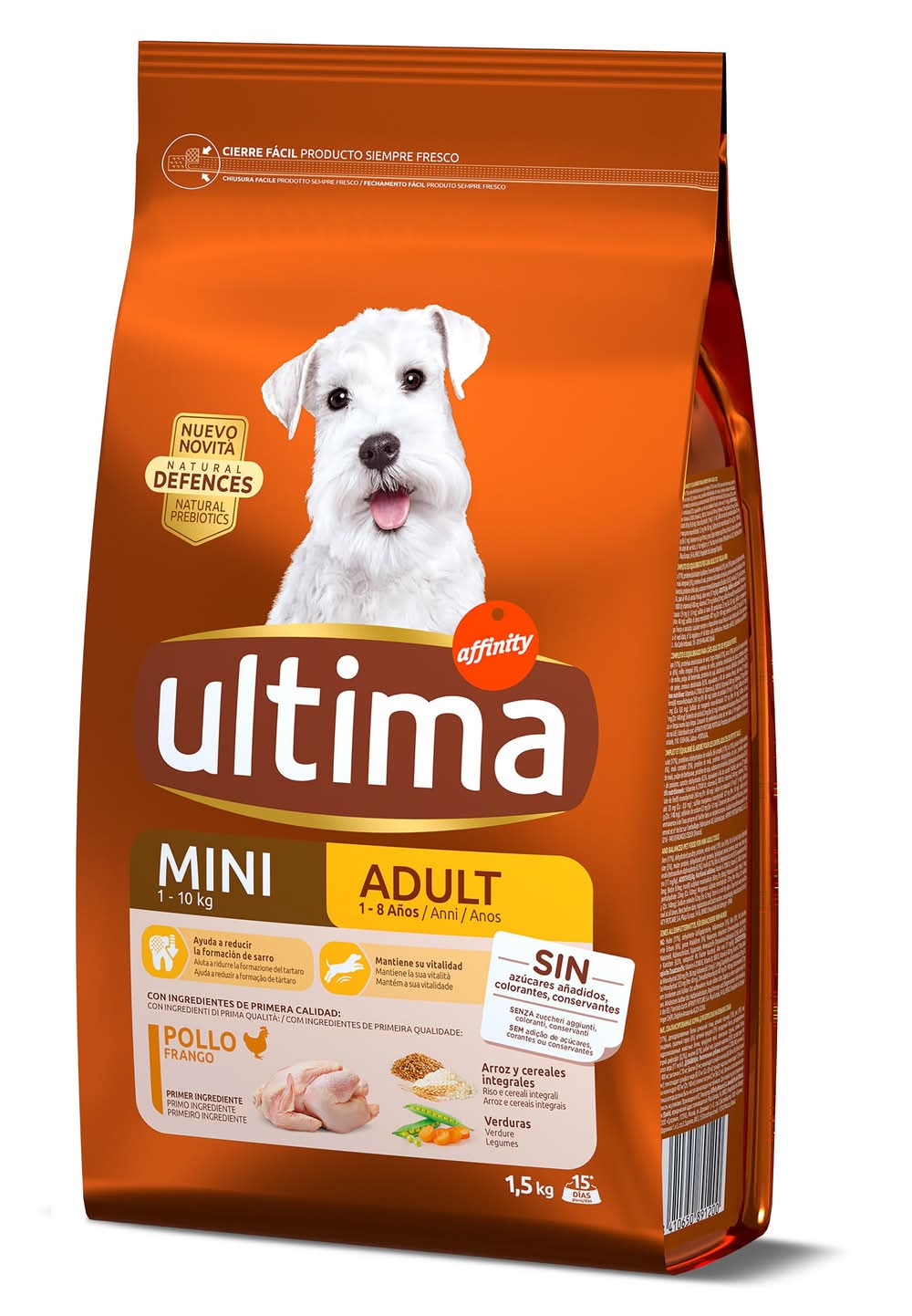 Alimento Para Perros Mini Ultima Bolsa 1.5 Kg