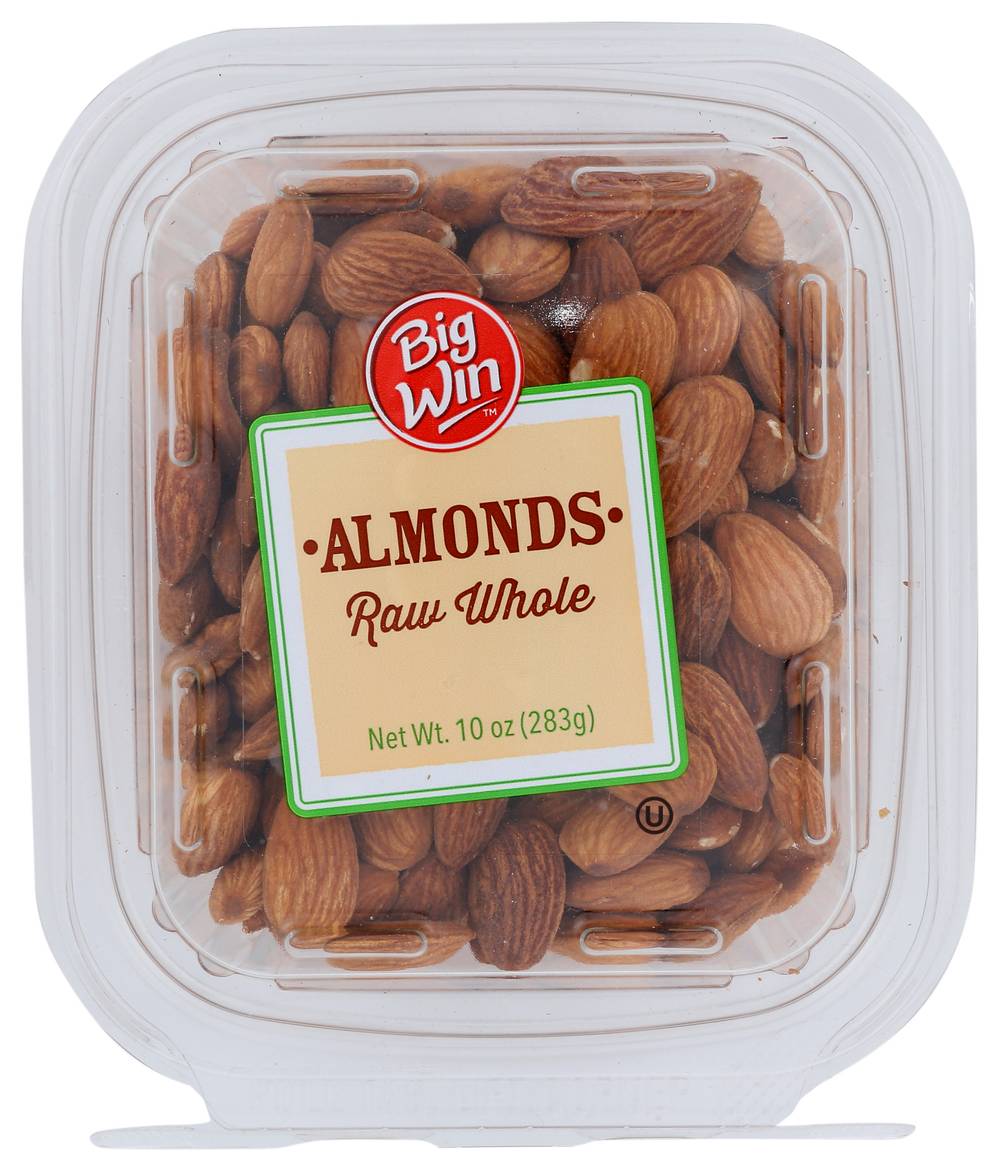 Big Win Raw Whole Almonds (10 oz)