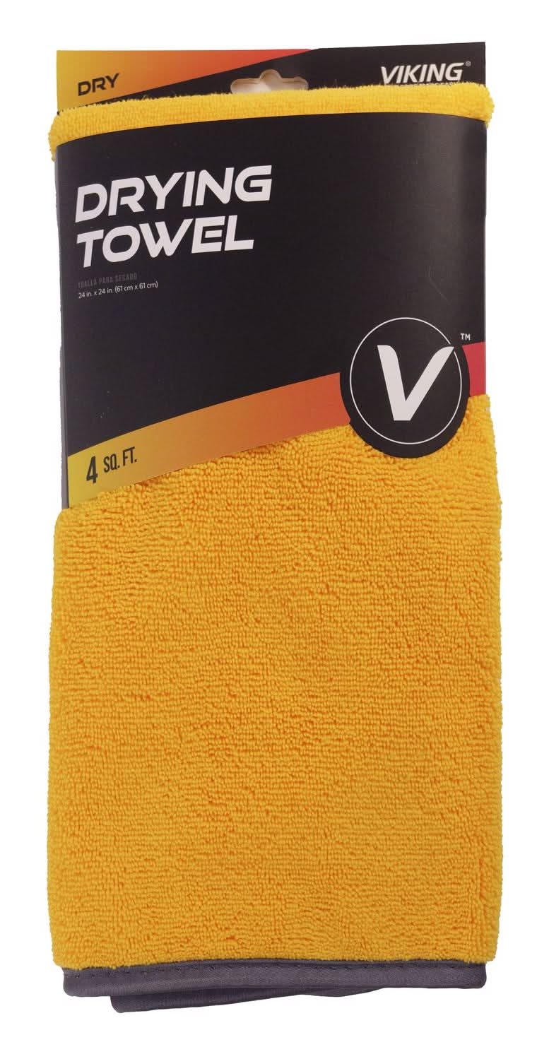 Viking 24 In. L X 24 In. W Microfiber Car Drying Towel 1 Pk