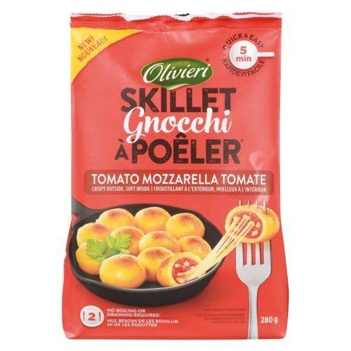 Olivieri gnocchi à poêler, tomate et mozzarella (280 g) - tomato mozzarella skillet gnocchi (280 g)