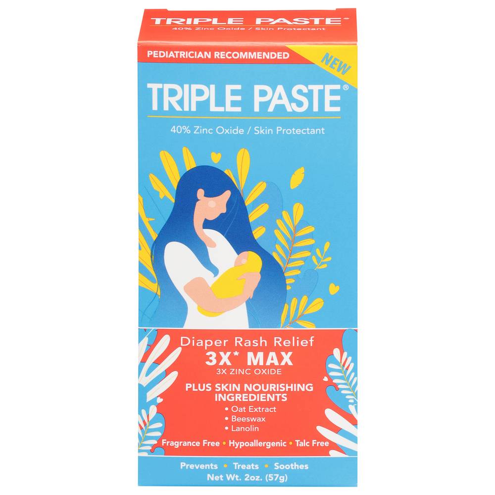 Triple Paste 3X Max Diaper Rash Relief Ointment