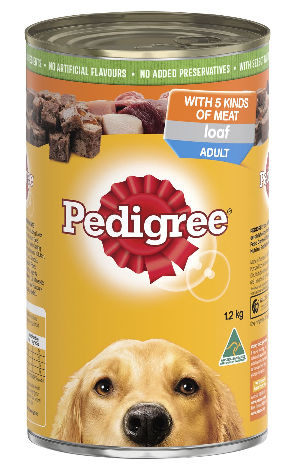 Pedigree Loaf With Five Kinds Of Meat Wet Dog Food Can 1.2kg