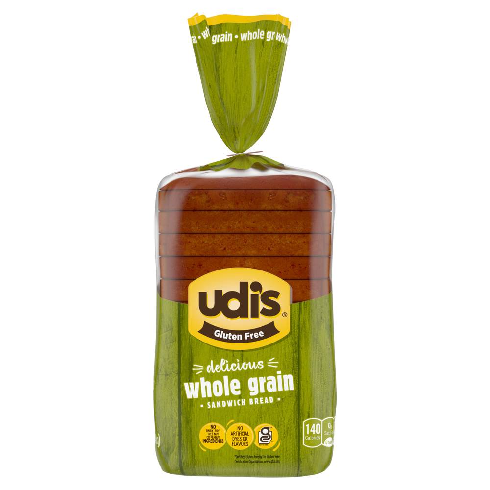 Udi's Gluten Free Multigrain Sandwich Bread (12 oz)