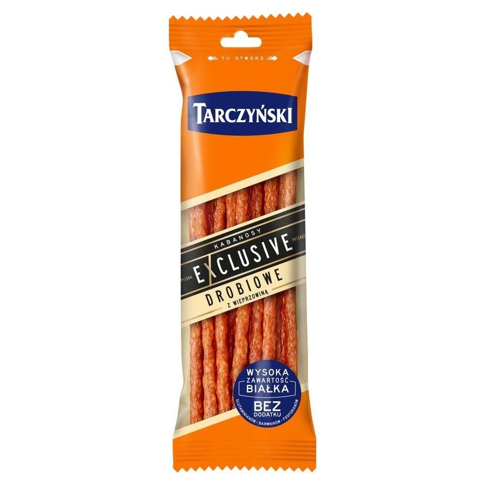 Tarczyński Kabanosy Exclusive drobiowe z wieprzowiną 105 g