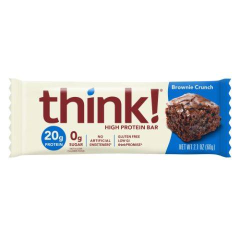 ThinkThin High Protein Bar Brownie Crunch 2.1oz