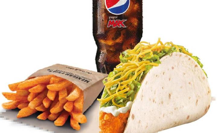 Soft taco crispy chicken meal