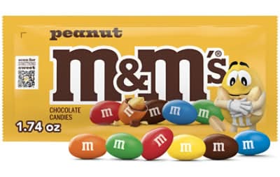 M&M's Peanut Chocolate Candies (1.74 oz)