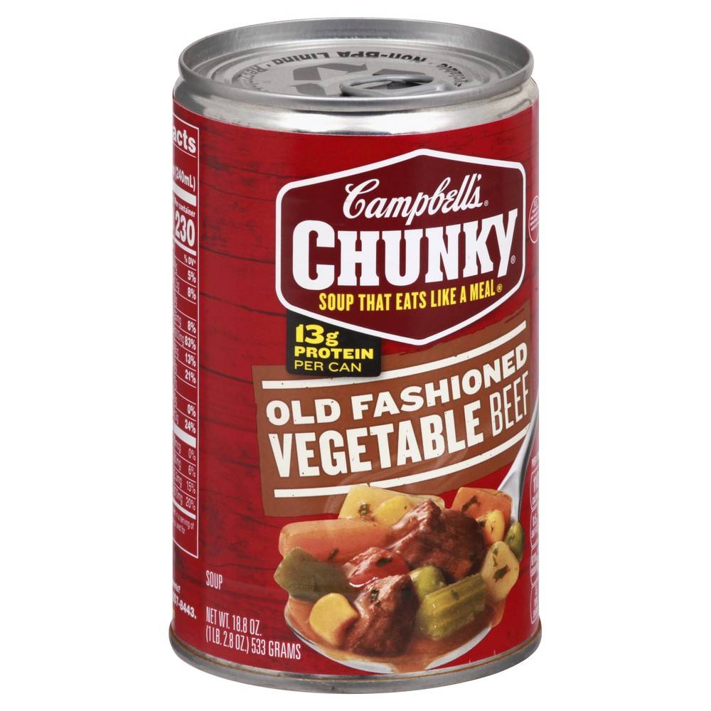 Campbell's Old Fashioned Vegetable Beef Chunky Soup (18.8 oz)