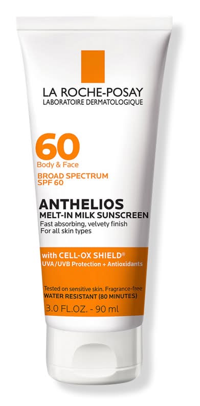 La Roche-Posay Anthelios Melt-In Milk Body and Face Sunscreen SPF 60 3.0 oz