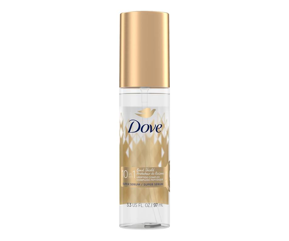 Dove super sérum protecteur de liaisons 10 en 1 avec soin bio protéiné et peptides