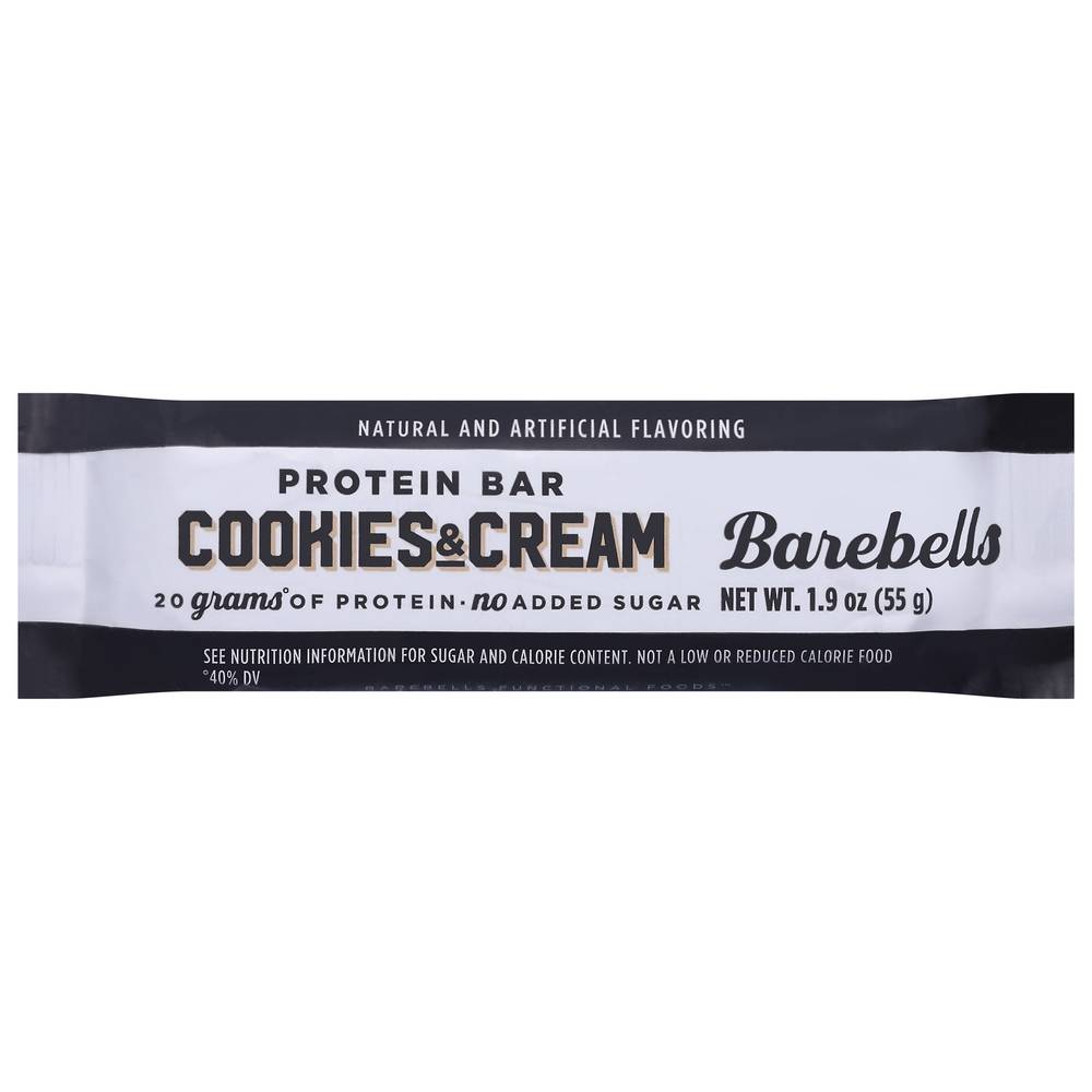 Barebells Cookies & Cream Protein Bar (1.95 oz)