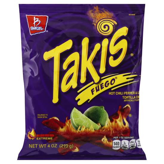 Takis Tortilla Chips Fuego Flavor