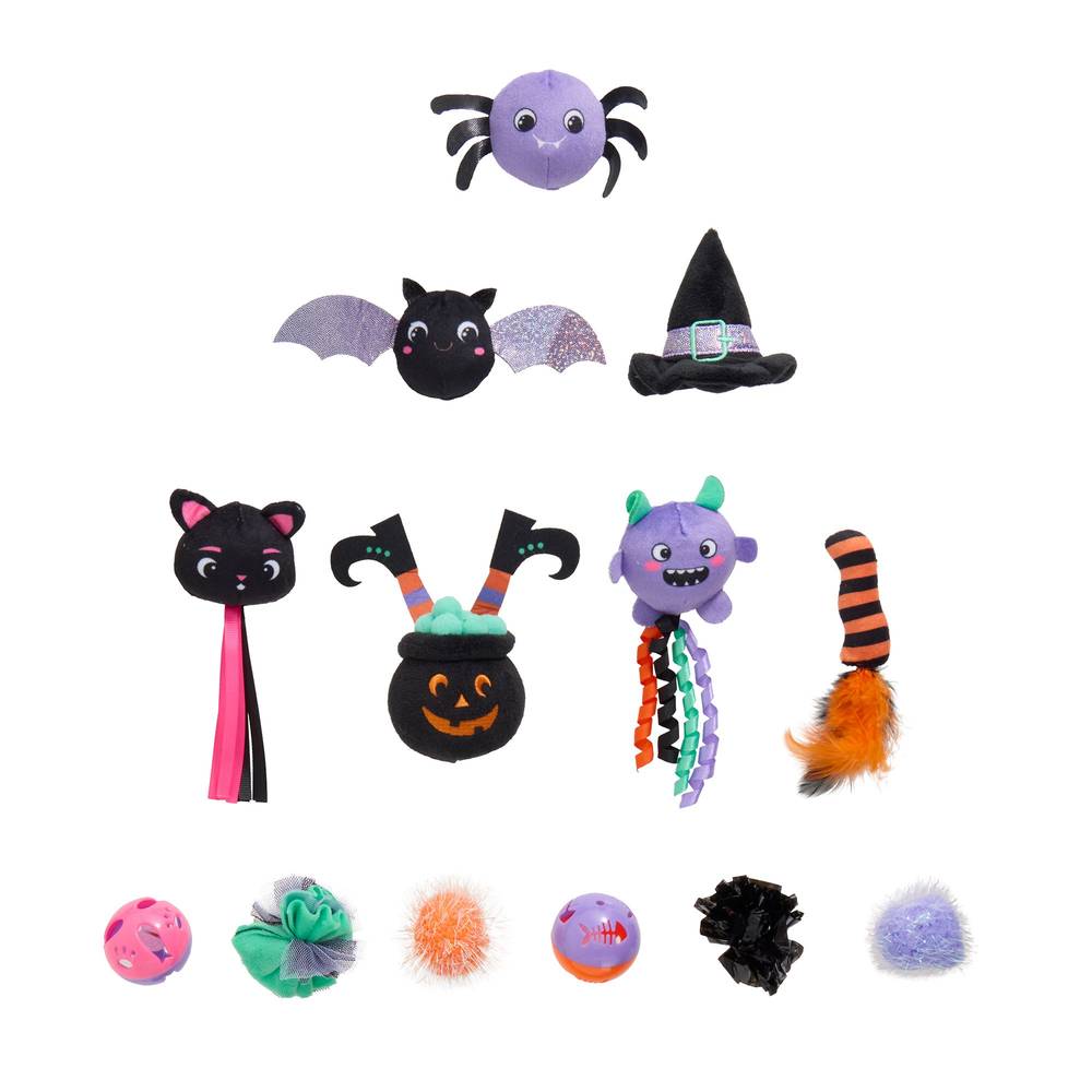 Thrills & Chills Halloween pack Of Cat Toys (multi)