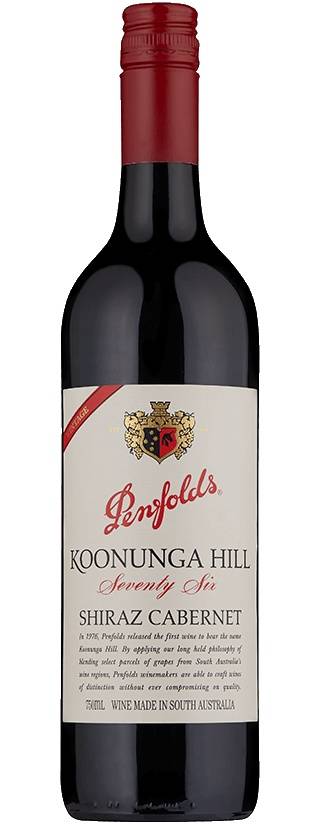 Penfolds 'Koonunga Hill Seventy Six' Shiraz-Cabernet Sauvignon 2019/21, South Australia