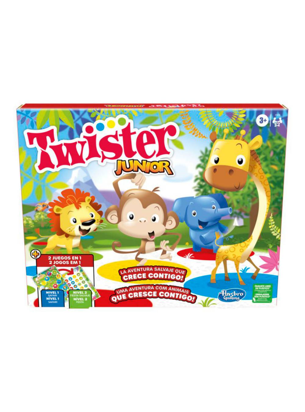 Hasbro gaming juego de mesa twister junior (1 u)