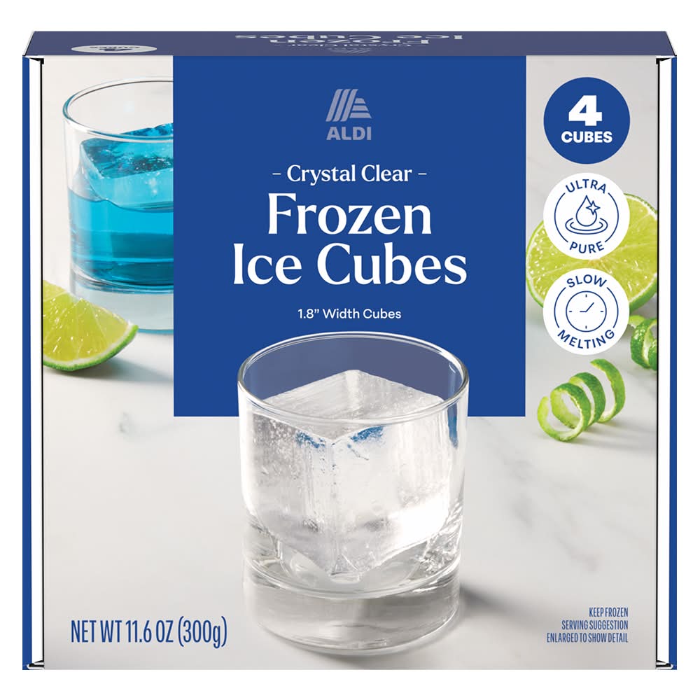Aldi Ice Cubes 4ct