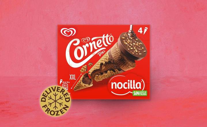 Cornetto Disc Nocilla 4ud de 90ml