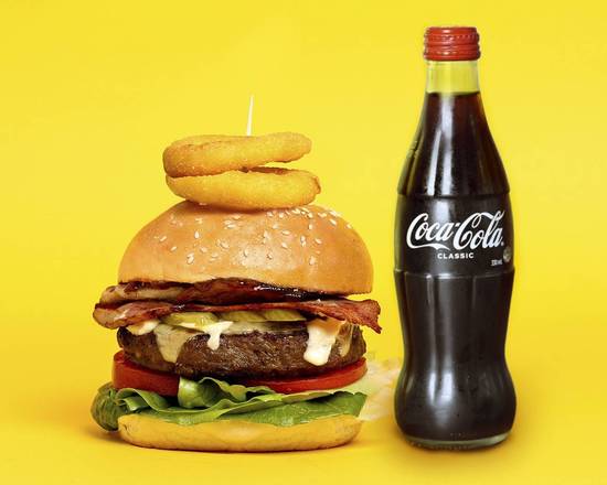Beef Burger & Coke Combo