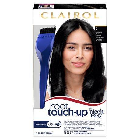 Clairol Nice 'N Easy Root Touch-Up Permanent Hair Colour, Black (150 g)