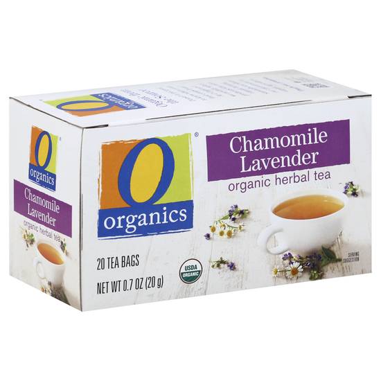 O Organics Chamomile Lavender Tea (20 tea bags)