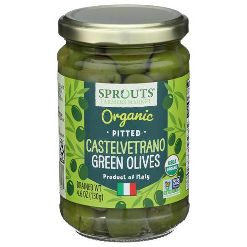 Sprouts Organic Castelvetrano Pitted Green Olives